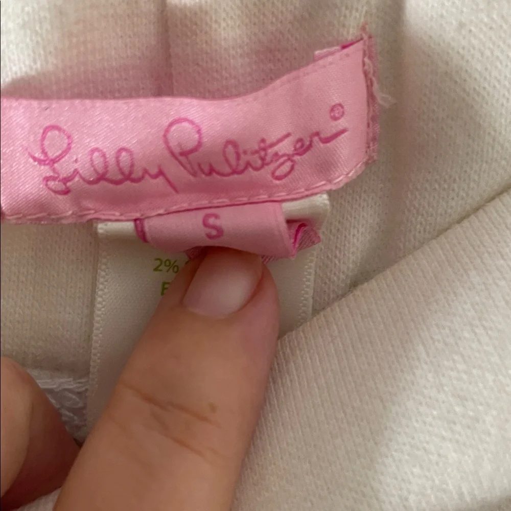 Lilly‎ Pulitzer lets Cha Cha Linen Palazzo beach Pants coral print Small Rare